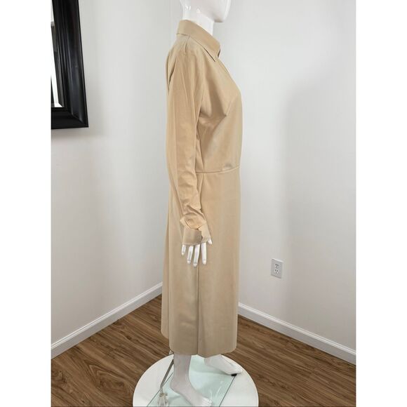 Chiara Boni La Petite Robe Womens Kamala Matte Jersey Wrap Dress Desert 16 - Picture 5 of 11